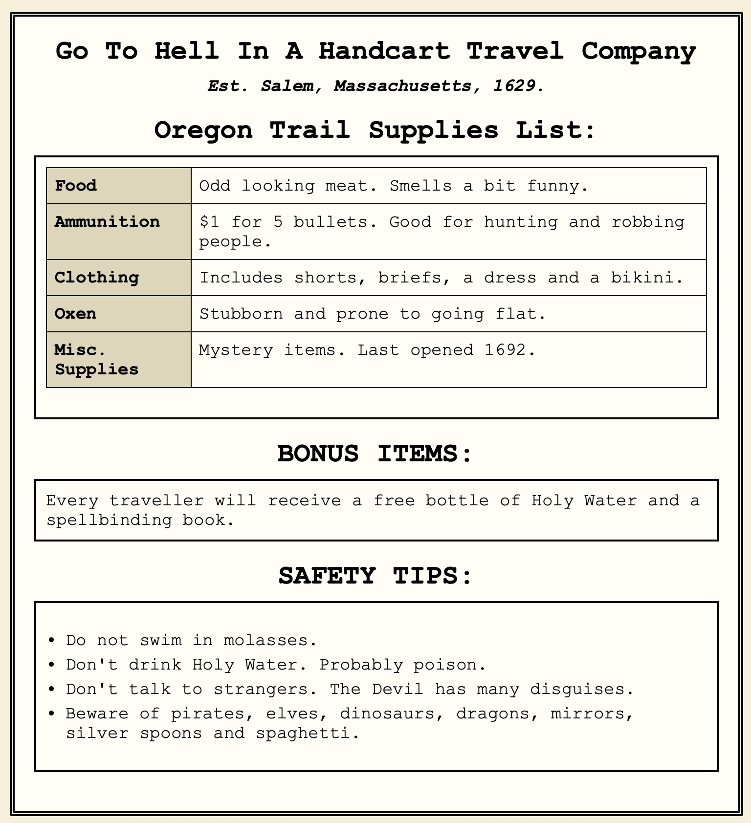 Hell In A Handcart Travel Company Oregon Trail travel guide